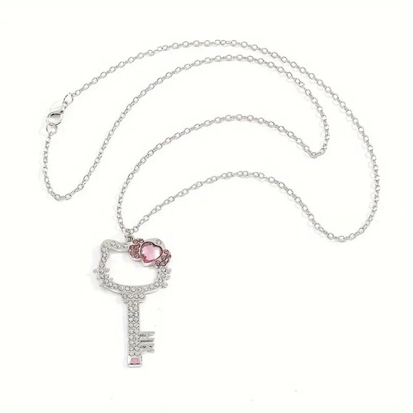 Hello Kitty Key Necklace - Picture 4 of 6